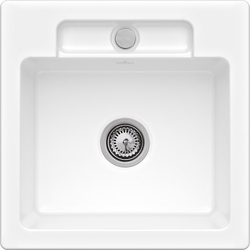 Villeroy & Boch Siluet 50 S – vestavný dřez, barva Snow White