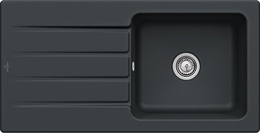 Villeroy & Boch Architectura 60 – vestavný dřez, barva Pure Black