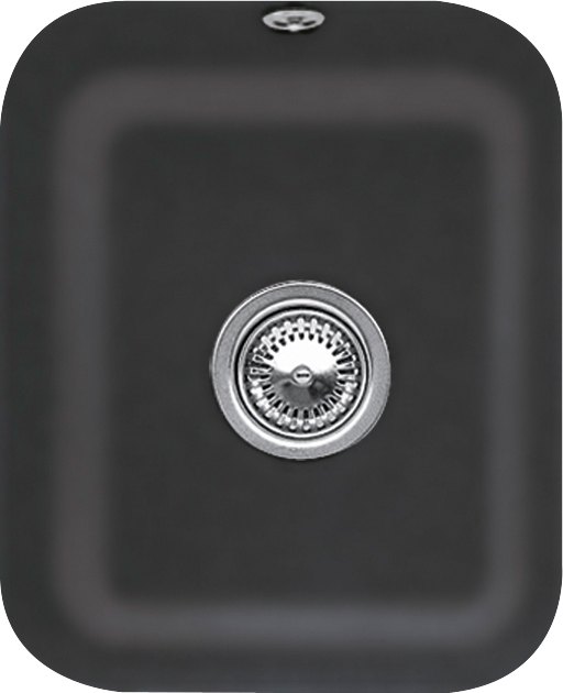 Villeroy & Boch Cisterna 45 – podstavný dřez, barva Pure Black