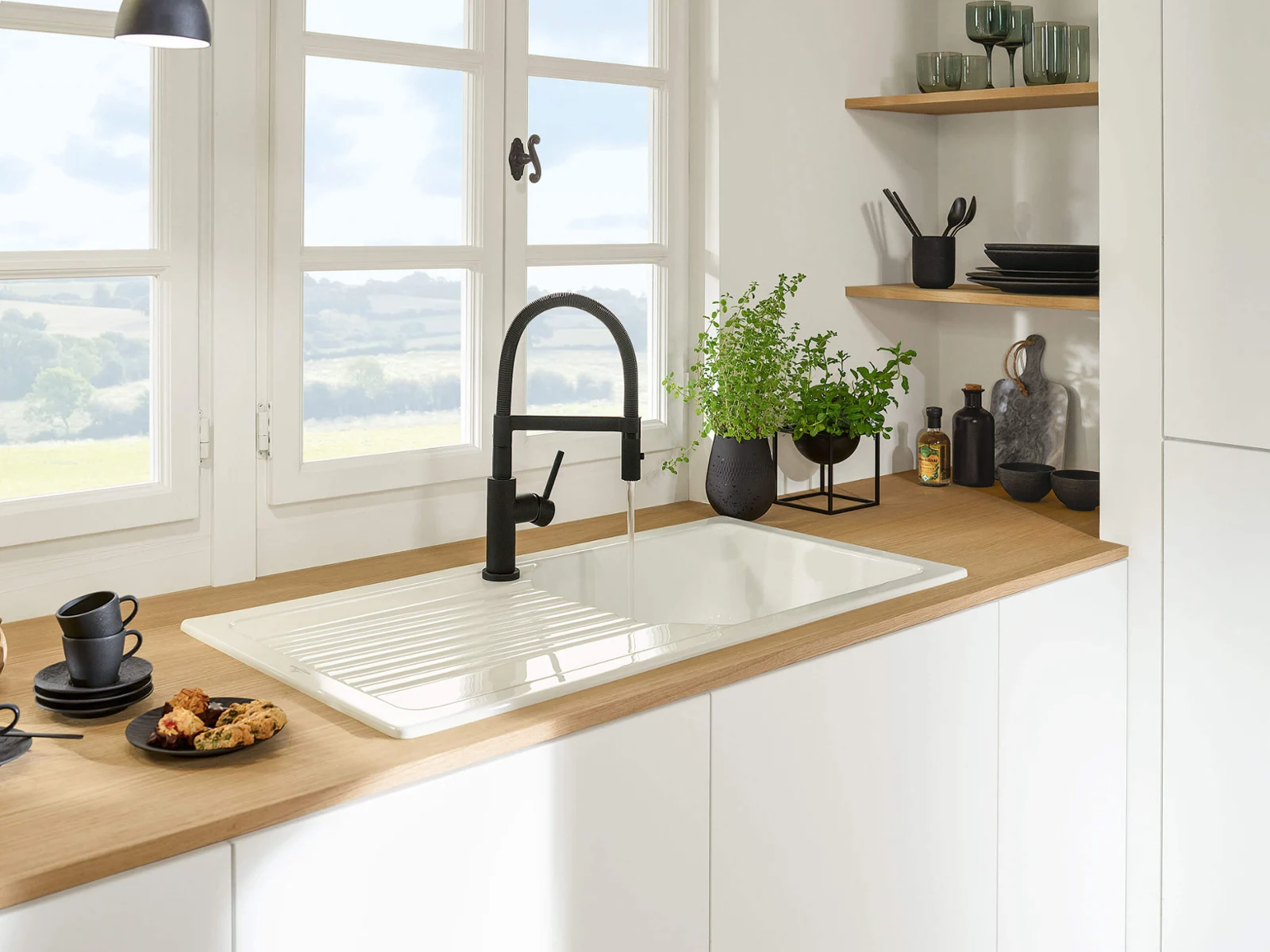 Kuchyňské baterie Villeroy & Boch z nerezové oceli