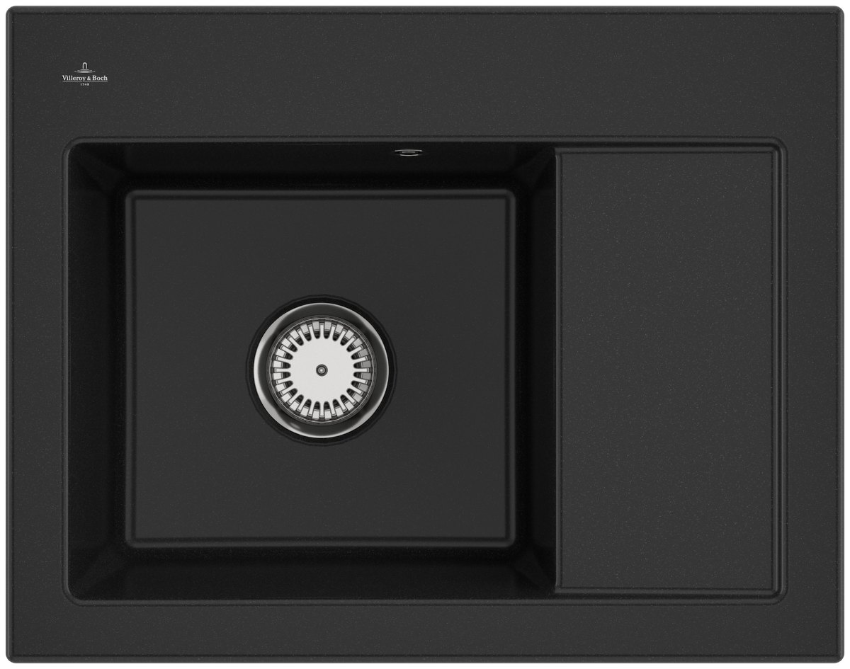 Villeroy & Boch Subway 45 Compact – vestavný dřez, barva Chromit