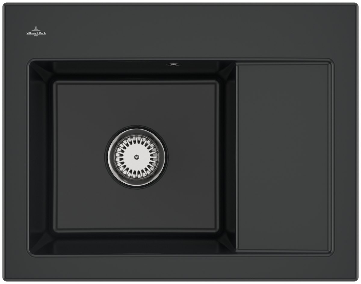 Villeroy & Boch Subway 45 Compact – vestavný dřez, barva Pure Black