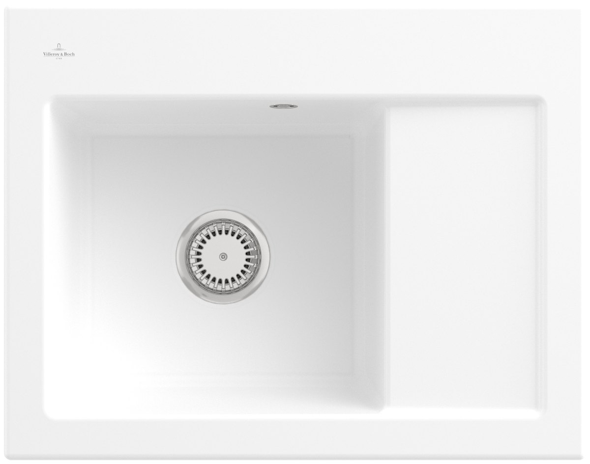 Villeroy & Boch Subway 45 Compact – vestavný dřez, barva Stone White