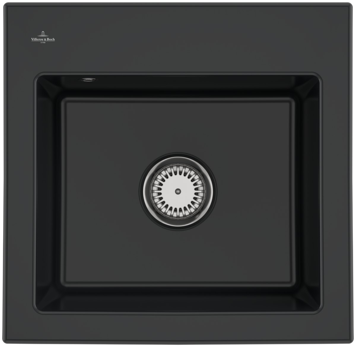 Villeroy & Boch Subway 50 S – vestavný dřez, barva Pure Black