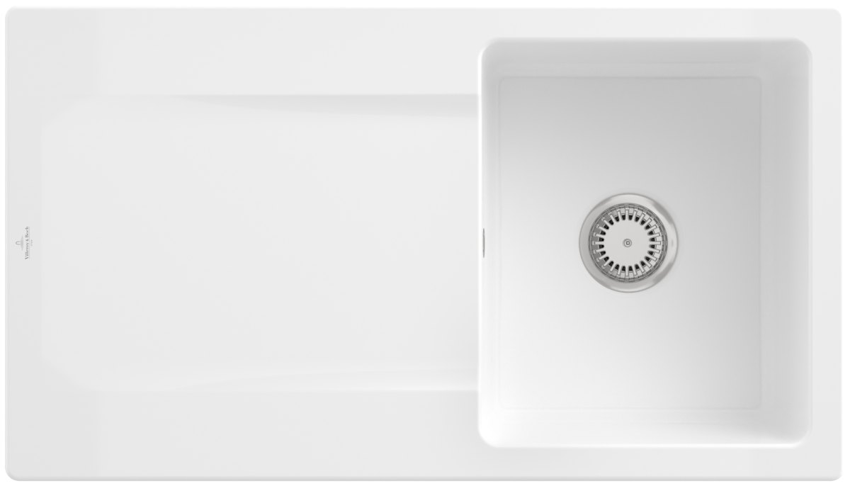 Villeroy & Boch Siluet 50 – vestavný dřez, barva Snow White