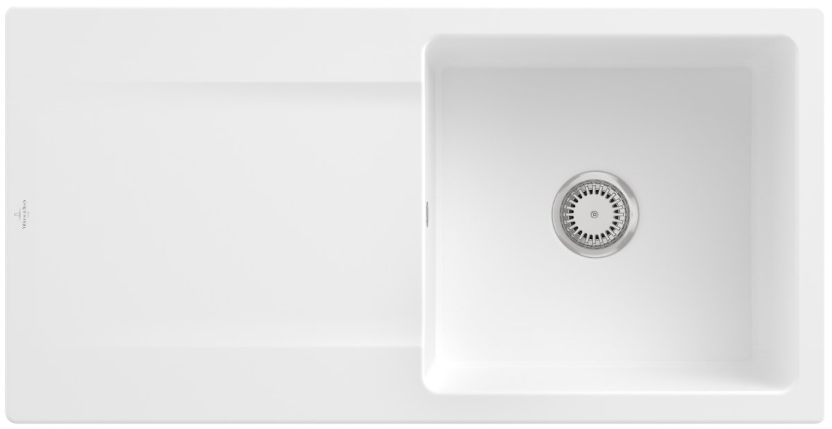 Villeroy & Boch Siluet 60 – vestavný dřez, barva Stone White
