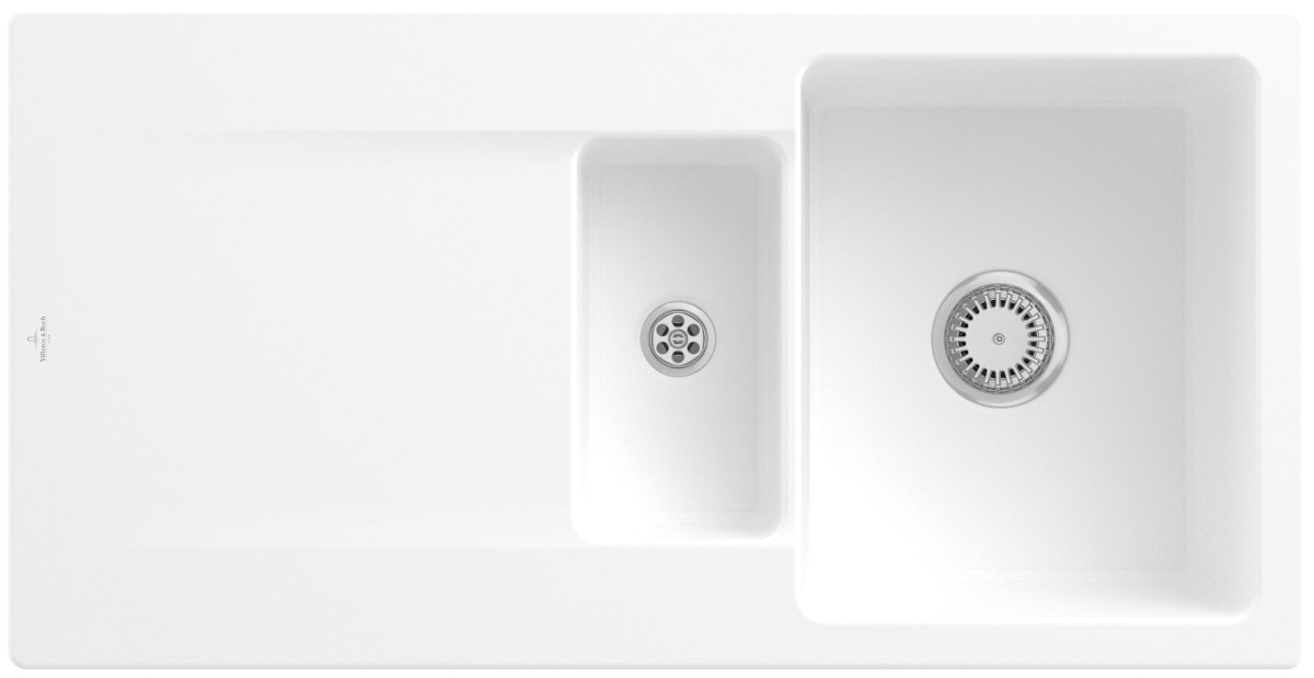 Villeroy & Boch Siluet 60 R – vestavný dřez, barva Stone White