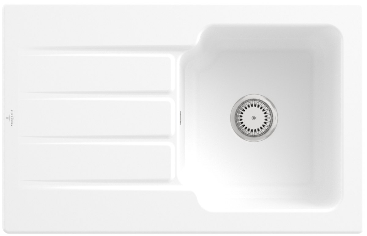 Villeroy & Boch Architectura 45 – vestavný dřez, barva Stone White