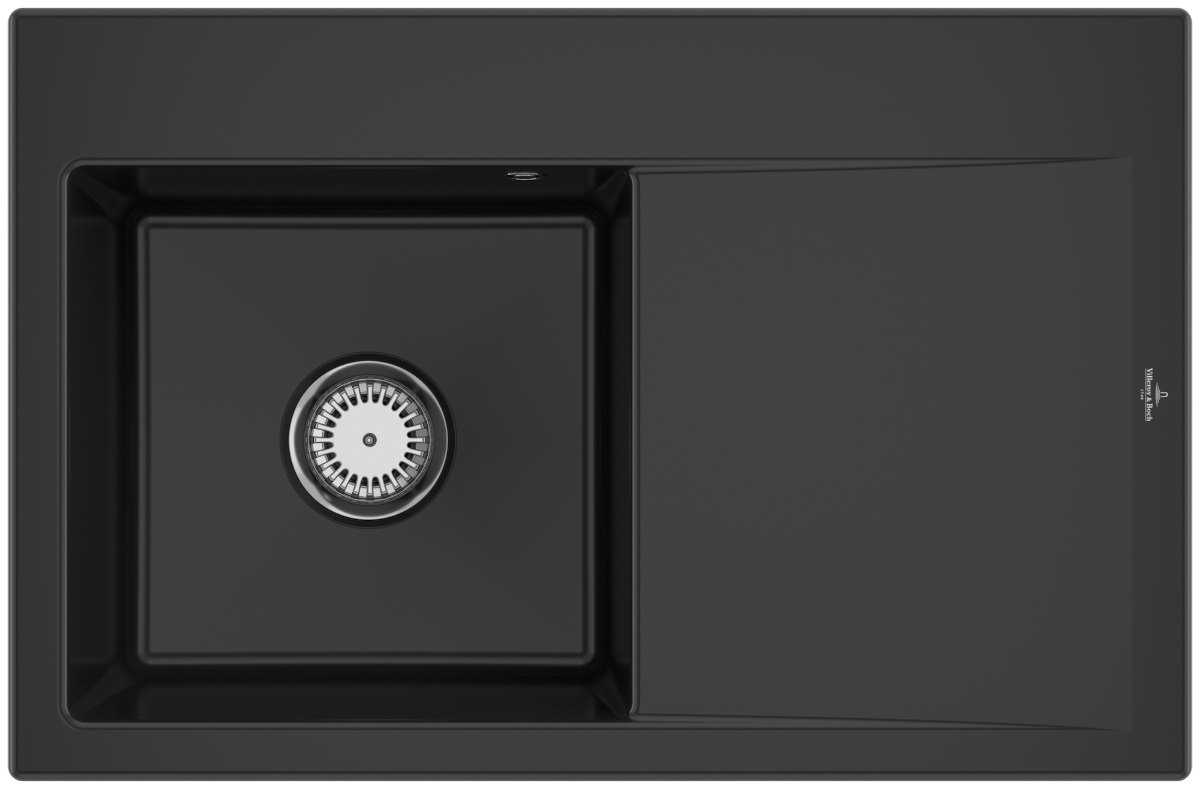 Villeroy & Boch Subway Style 45 – vestavný dřez, barva Pure Black