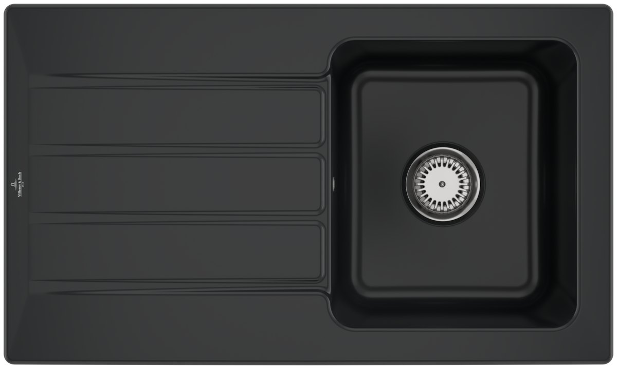 Villeroy & Boch Architectura 50 – vestavný dřez, barva Pure Black