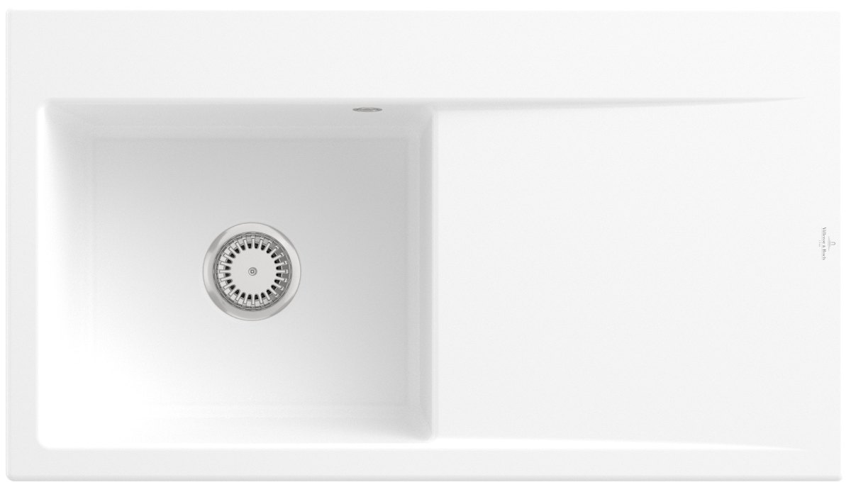 Villeroy & Boch Subway Style 50 – vestavný dřez, barva Stone White