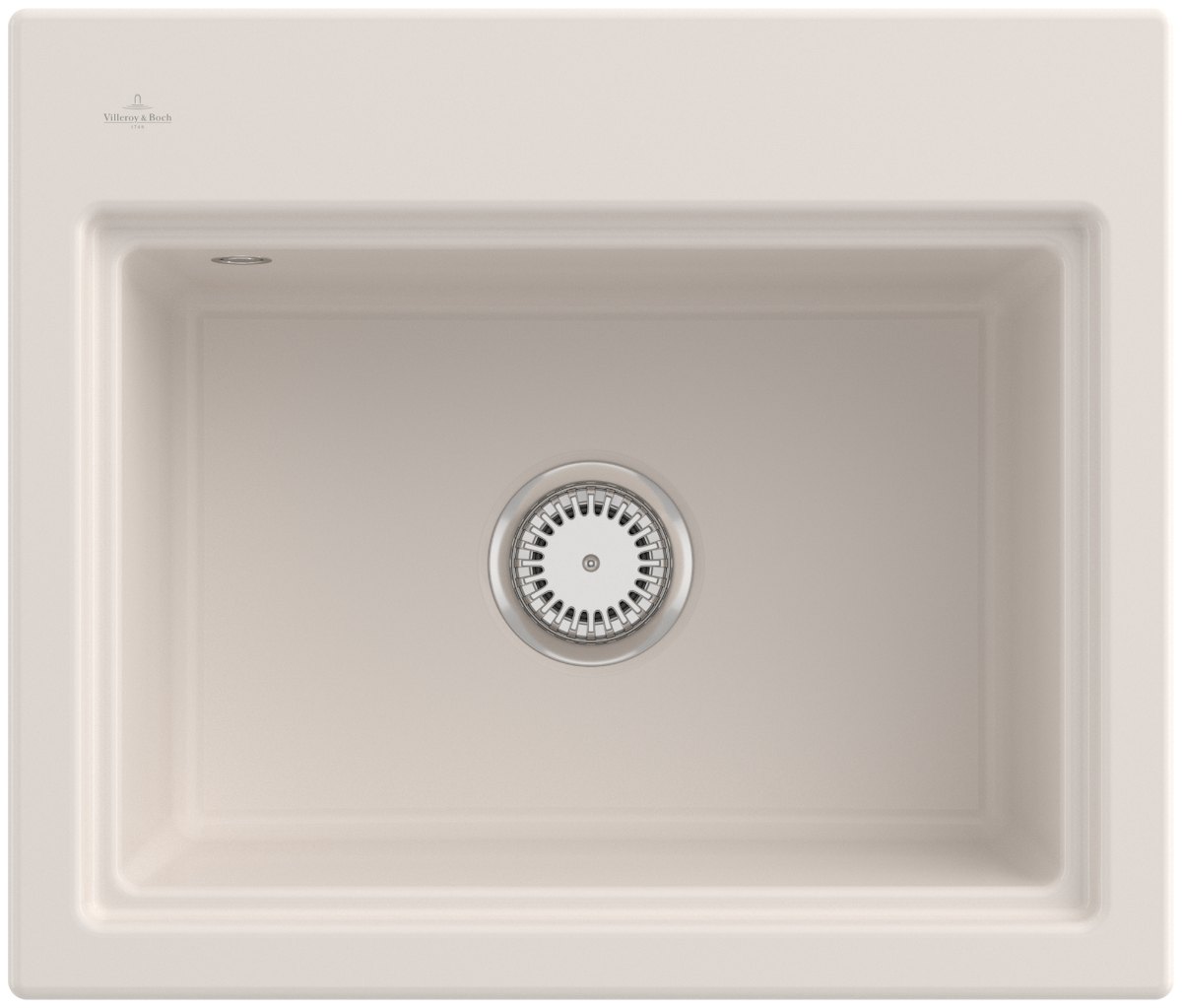 Villeroy & Boch Subway Style 60 S (odkapávač antracit) – vestavný dřez, barva Crema