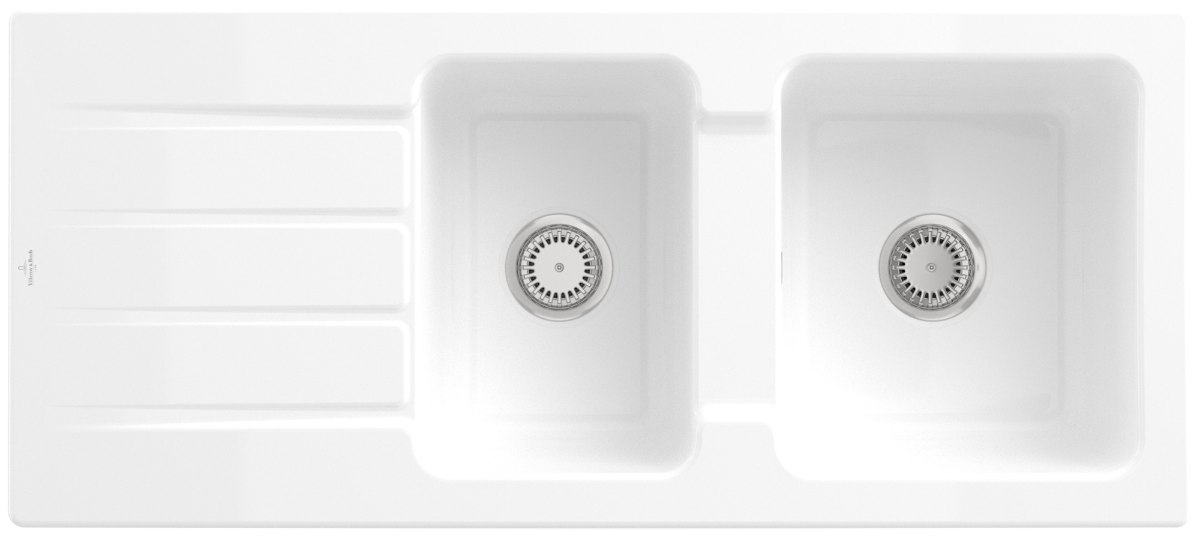 Villeroy & Boch Architectura 80 – vestavný dřez, barva Snow White