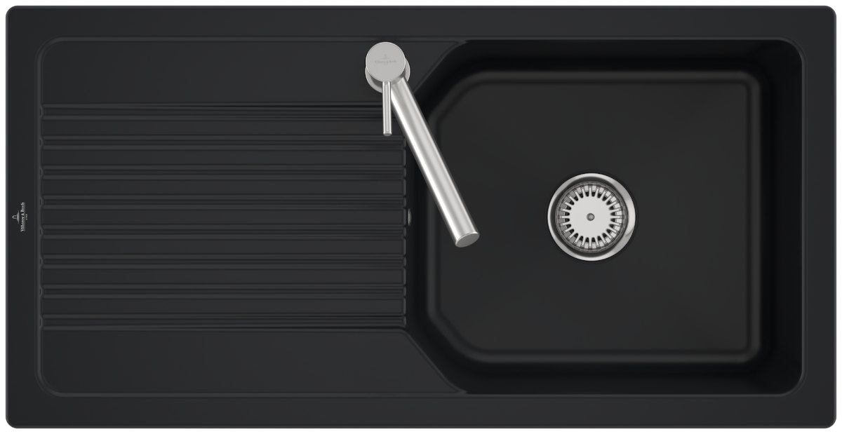 Villeroy & Boch Linara 60 – vestavný dřez, barva Pure Black