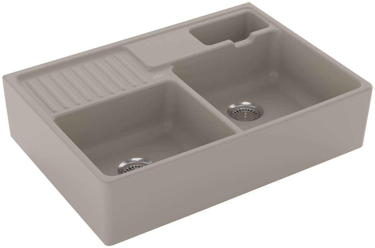 Villeroy & Boch Modulový dvoudřez – dvoudřez, barva Almond