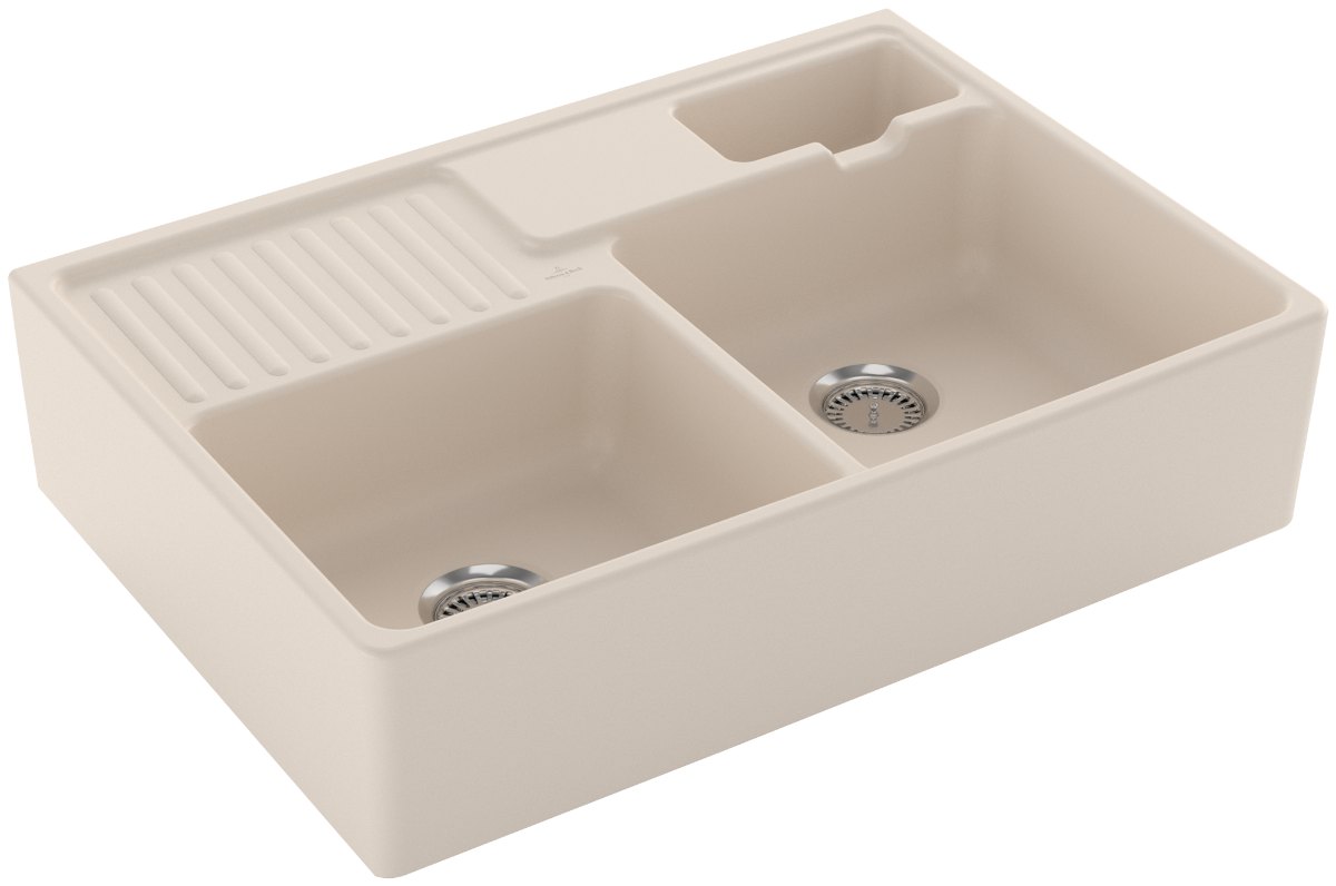 Villeroy & Boch Modulový dvoudřez – dvoudřez, barva Ivory