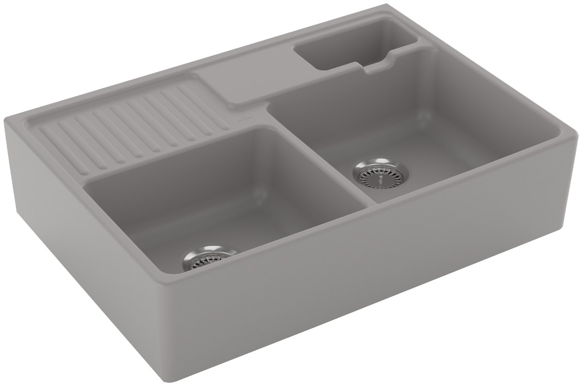Villeroy & Boch Modulový dvoudřez – dvoudřez, barva Fossil