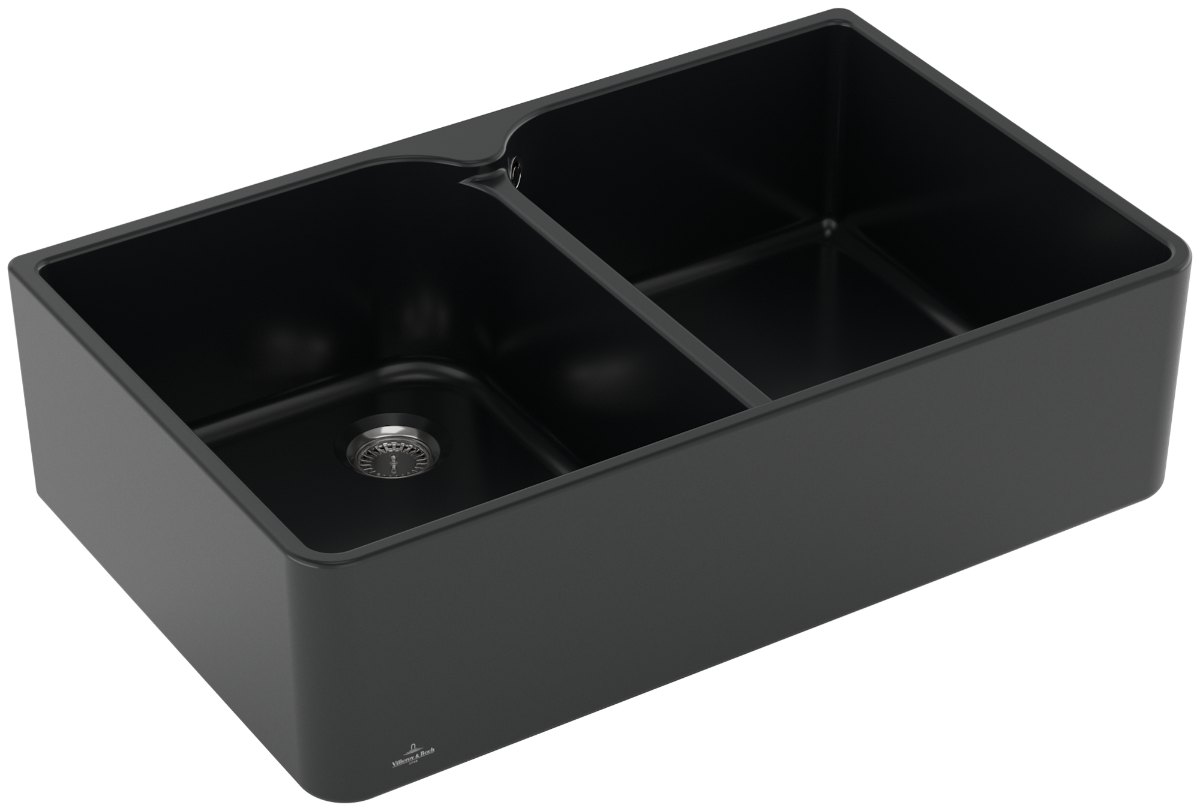 Villeroy & Boch Farmhouse 80 X – dvoudřez, barva Pure Black