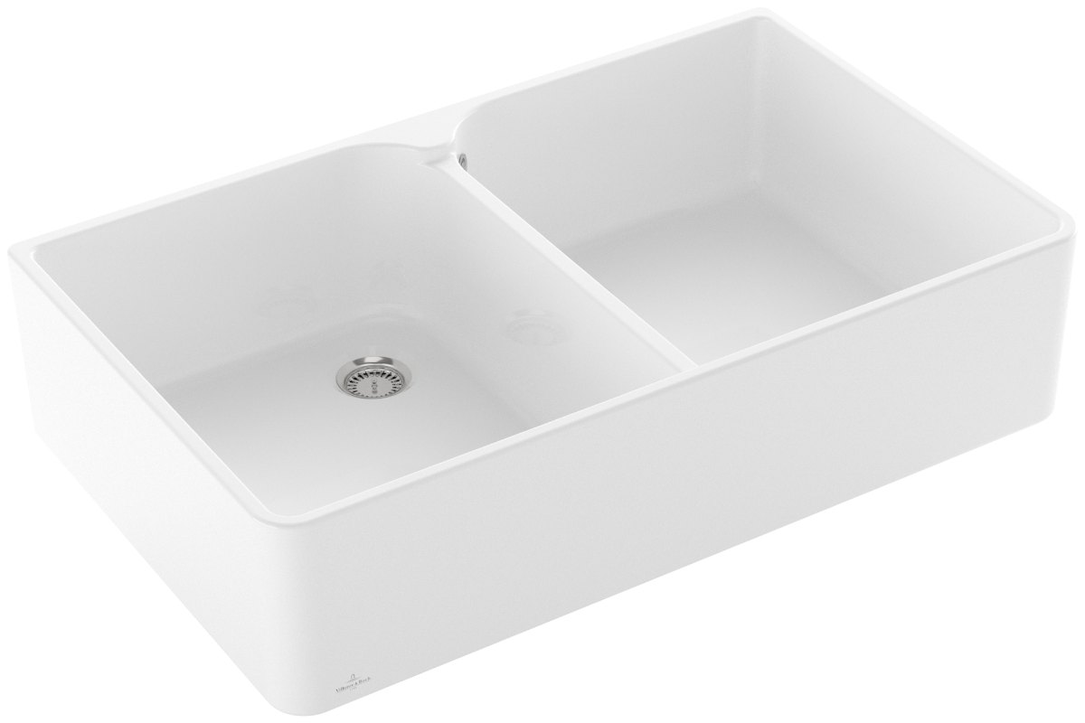 Villeroy & Boch Farmhouse 90 X – dvoudřez, barva White Alpin