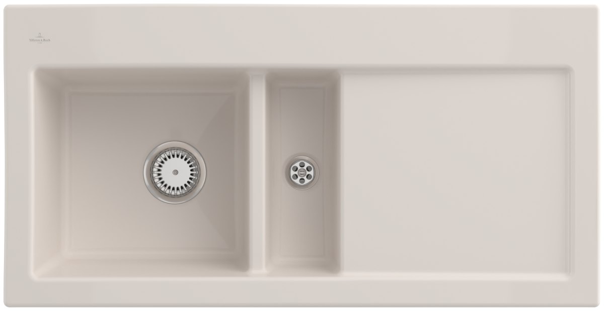 Villeroy & Boch Subway 60 – vestavný dřez, barva Crema