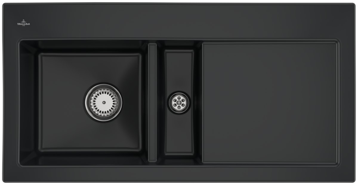 Villeroy & Boch Subway 60 – vestavný dřez, barva Pure Black