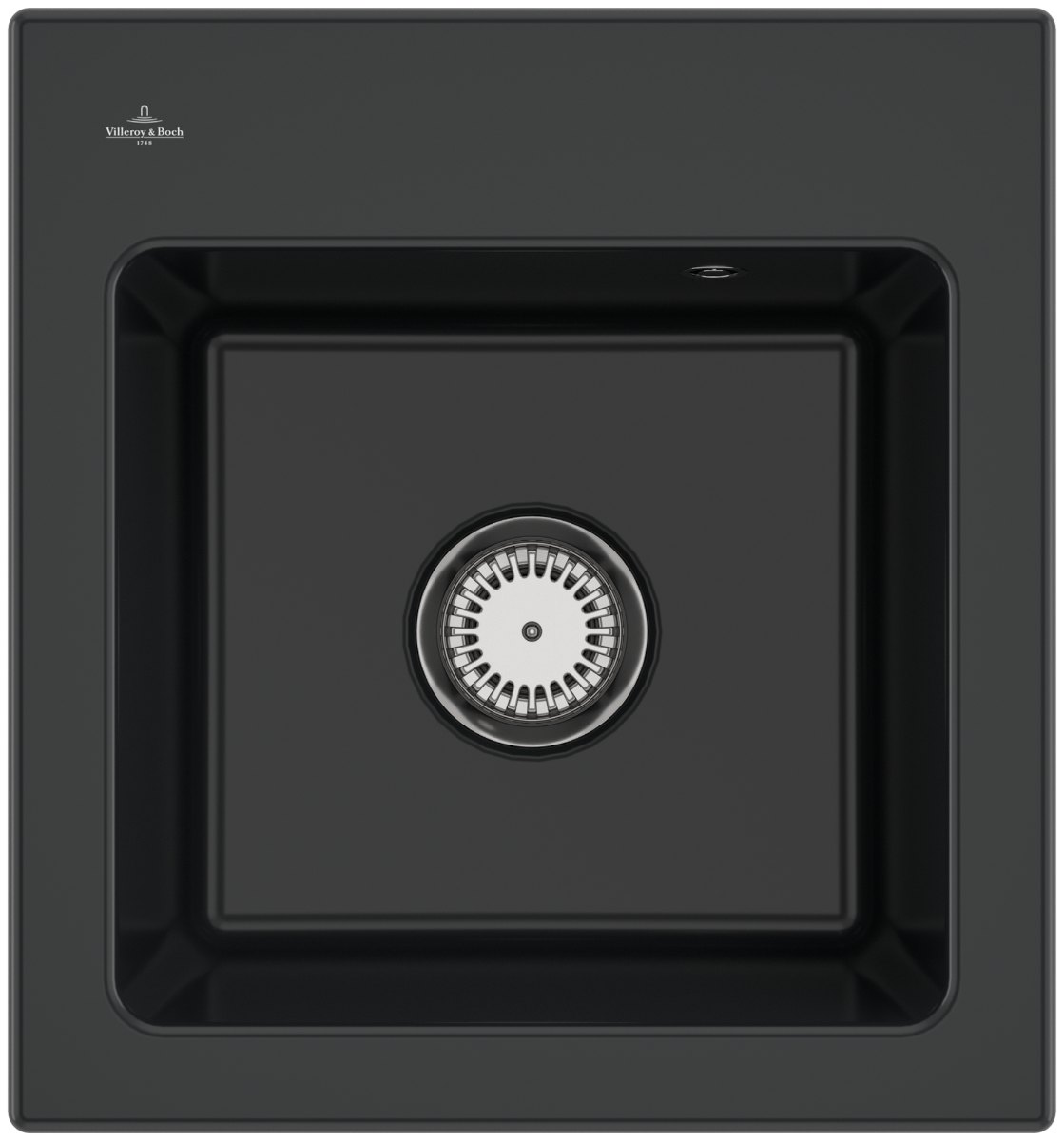 Villeroy & Boch Subway 45 XS – vestavný dřez, barva Pure Black