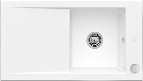 Villeroy & Boch Timeline 50 – vestavný dřez, barva White Alpin – pohled 4