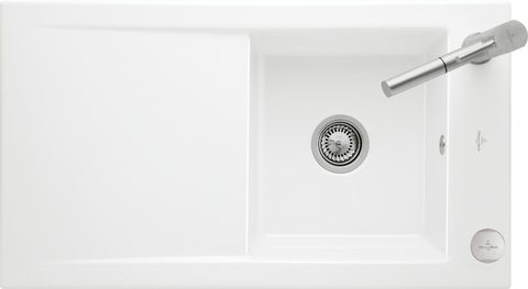Villeroy & Boch Timeline 50 – vestavný dřez, barva White Alpin – pohled 3