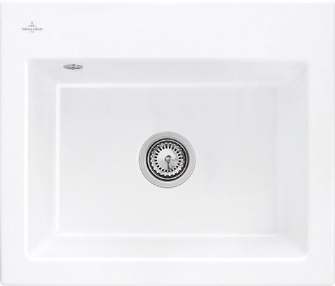 Villeroy & Boch Subway 60 S – vestavný dřez, barva White Alpin – pohled 2