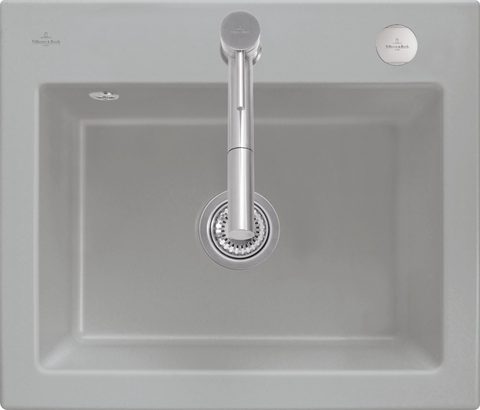 Villeroy & Boch Subway 60 S – vestavný dřez, barva Fossil – pohled 3