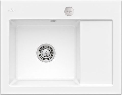 Villeroy & Boch Subway 45 Compact – vestavný dřez, barva Snow White – pohled 3