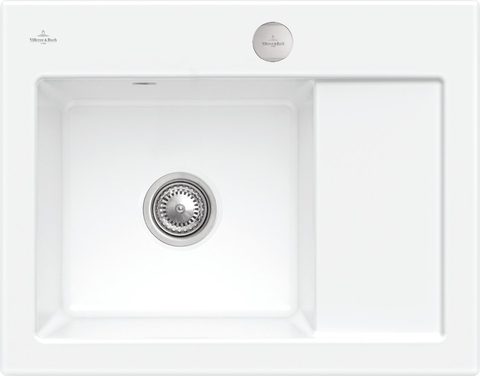 Villeroy & Boch Subway 45 Compact – vestavný dřez, barva White Alpin – pohled 3