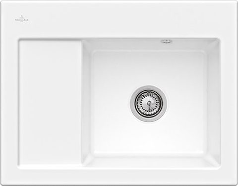 Villeroy & Boch Subway 45 Compact – vestavný dřez, barva White Alpin – pohled 6