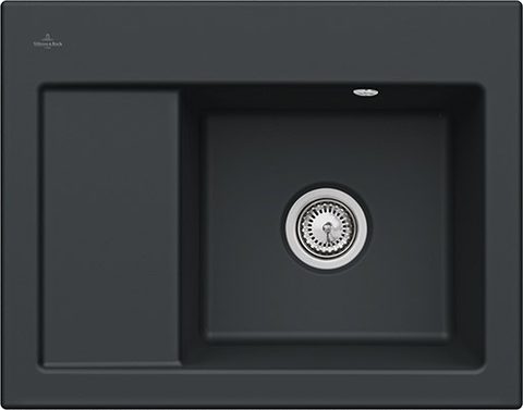 Villeroy & Boch Subway 45 Compact – vestavný dřez, barva Pure Black – pohled 5