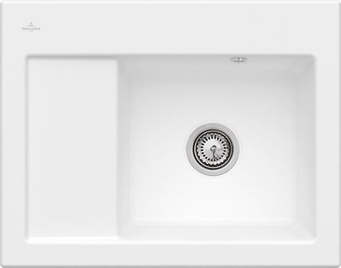 Villeroy & Boch Subway 45 Compact – vestavný dřez, barva Stone White – pohled 2