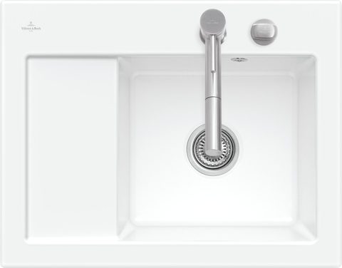 Villeroy & Boch Subway 45 Compact – vestavný dřez, barva White Alpin – pohled 8