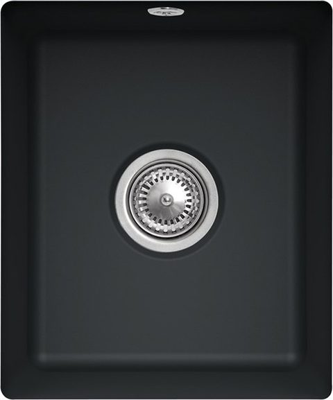 Villeroy & Boch Subway 45 SU – podstavný dřez, barva Pure Black – pohled 2