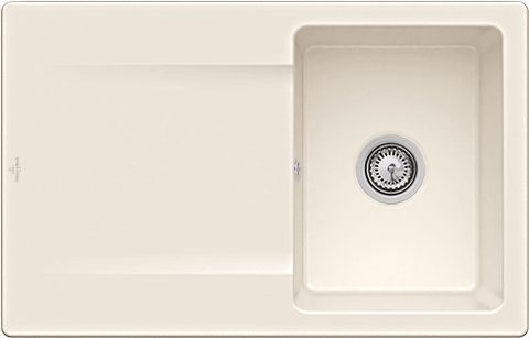 Villeroy & Boch Siluet 45 – vestavný dřez, barva Crema – pohled 2