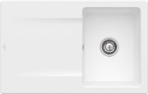 Villeroy & Boch Siluet 45 – vestavný dřez, barva Stone White – pohled 2