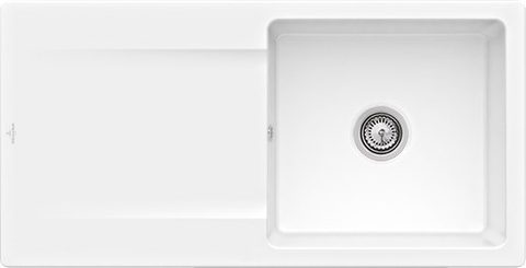 Villeroy & Boch Siluet 60 – vestavný dřez, barva Snow White – pohled 2