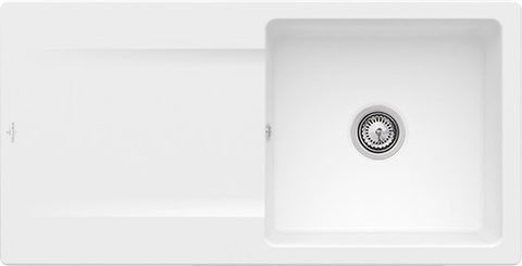 Villeroy & Boch Siluet 60 – vestavný dřez, barva Stone White – pohled 2
