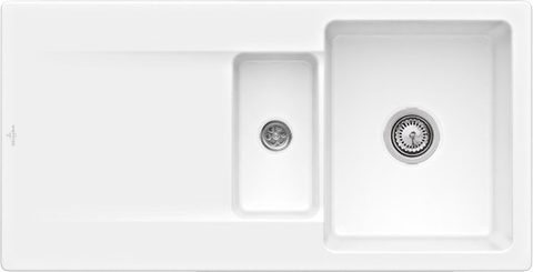 Villeroy & Boch Siluet 60 R – vestavný dřez, barva Snow White – pohled 2