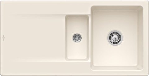 Villeroy & Boch Siluet 60 R – vestavný dřez, barva Crema – pohled 2