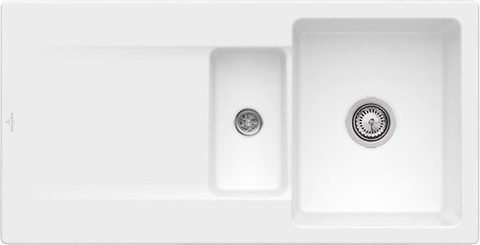 Villeroy & Boch Siluet 60 R – vestavný dřez, barva Stone White – pohled 2