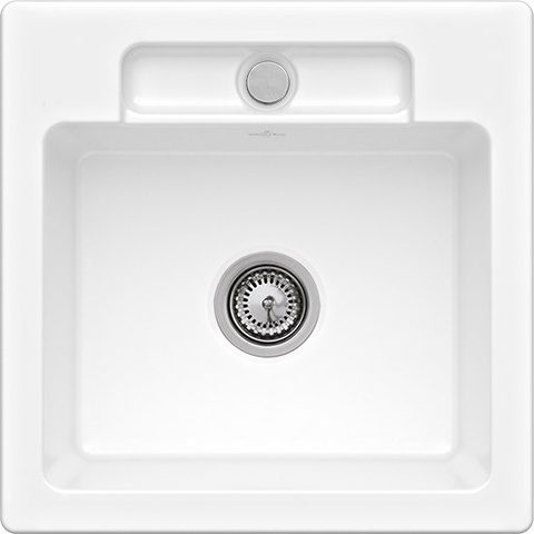 Villeroy & Boch Siluet 50 S – vestavný dřez, barva White Alpin – pohled 2