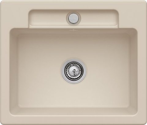 Villeroy & Boch Siluet 60 S – vestavný dřez, barva Almond – pohled 2