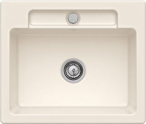 Villeroy & Boch Siluet 60 S – vestavný dřez, barva Crema – pohled 2