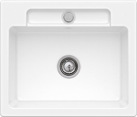 Villeroy & Boch Siluet 60 S – vestavný dřez, barva White Alpin – pohled 2