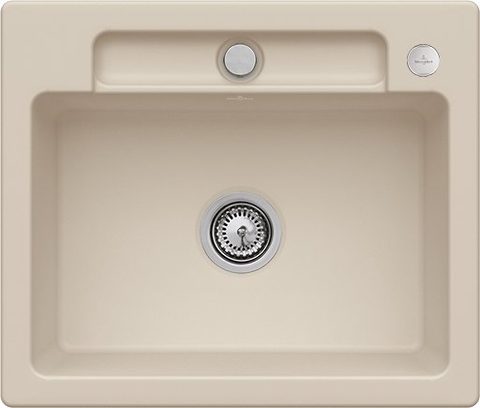 Villeroy & Boch Siluet 60 S – vestavný dřez, barva Almond – pohled 4