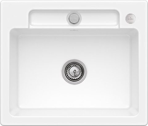Villeroy & Boch Siluet 60 S – vestavný dřez, barva Snow White – pohled 4
